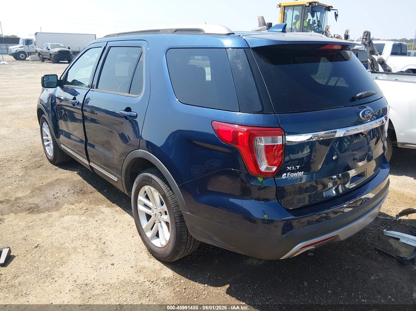 Vin: 1fm5k7d80ggd25026, lot: 46490775, ford explorer xlt 20163