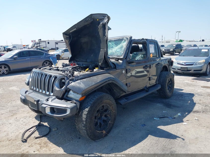 Vin: 1c4hjxen7lw149603, lot: 46490801, jeep wrangler unlimited sahara 4x4 20202