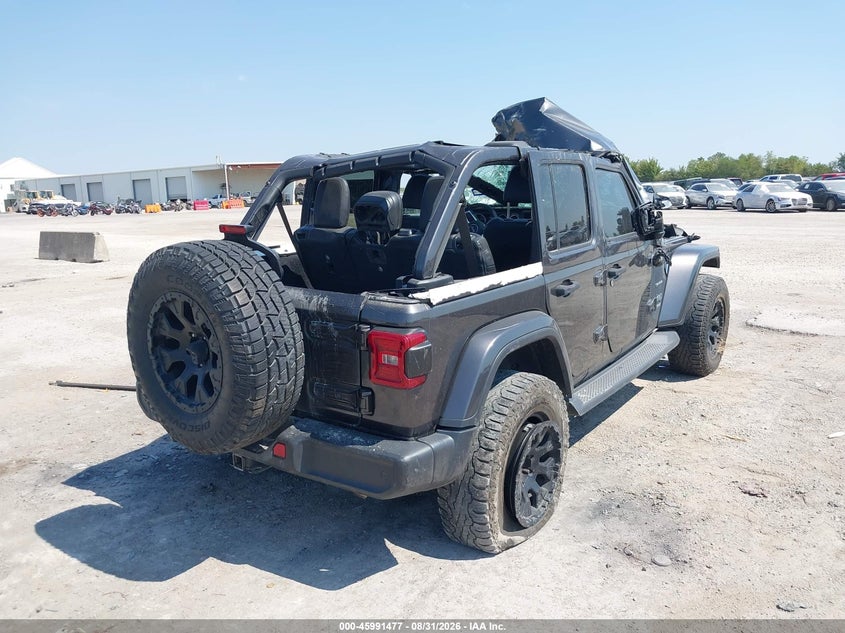 Vin: 1c4hjxen7lw149603, lot: 46490801, jeep wrangler unlimited sahara 4x4 20204