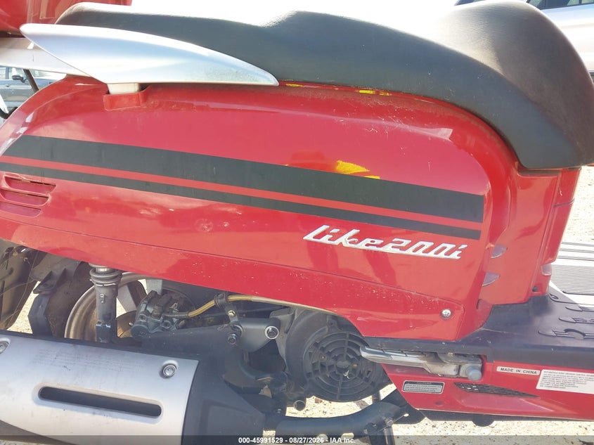 2016 KYMCO USA INC LIKE auction photo 8