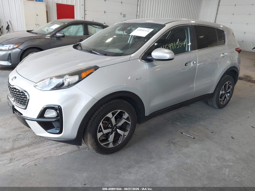 2021 Kia Sportage Lx, Theft Recovery, IAAI, VIN KNDPMCAC7M7886957 — photo 2