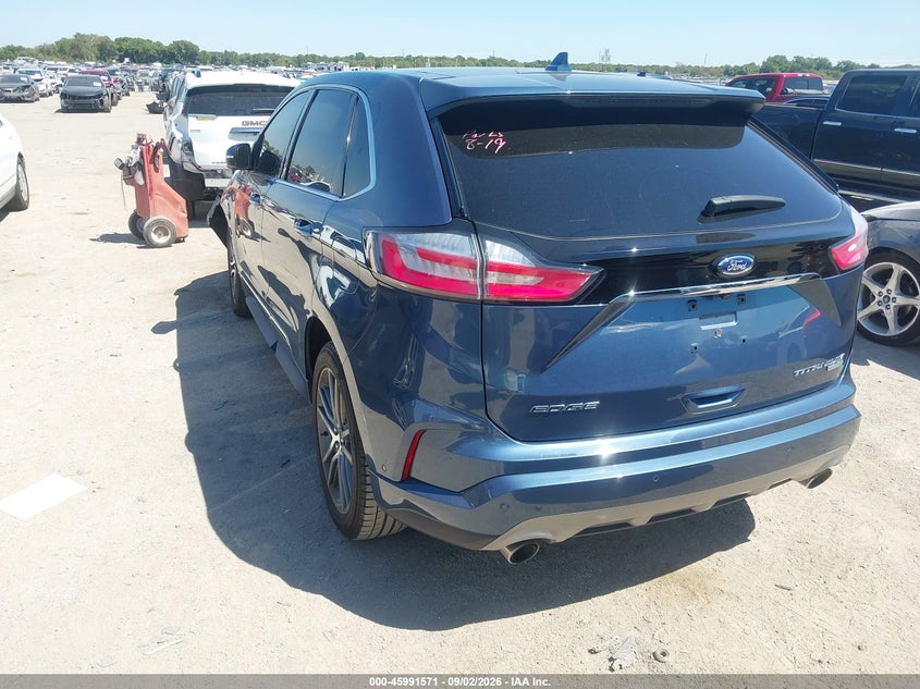 Vin: 2fmpk3k99kbb69114, lot: 46490896, ford edge titanium 20193