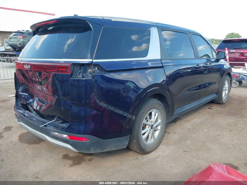Vin: kndnb4h37r6307763, lot: 46490912, kia carnival mpv lx seat package 20244