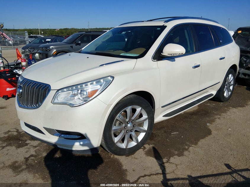 Vin: 5gakvckd1fj206444, lot: 46490929, buick enclave premium 20152