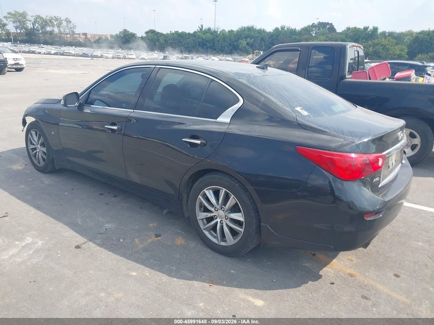 Vin: jn1bv7arxem704595, lot: 46490973, infiniti q50 premium 20143