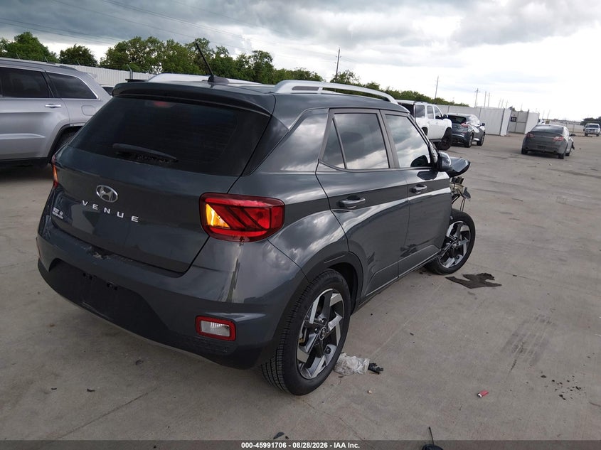 Vin: kmhrc8a36su417135, lot: 46491031, hyundai venue sel 20254