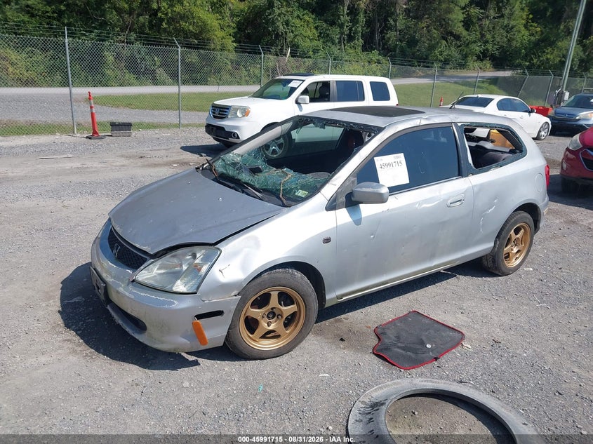 2002 Honda Civic, Normal Wear & Tear, IAAI, VIN SHHEP33552U301165 — photo 2