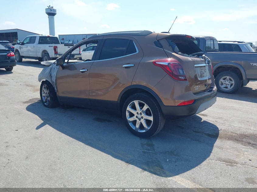 Vin: kl4cjdsb6hb197203, lot: 46491046, buick encore premium 20173