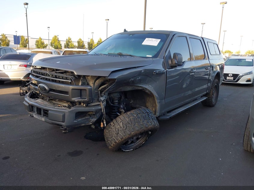 2020 Ford F-150, Left Front, IAAI, VIN 1FTEW1E47LFB67530 — photo 2