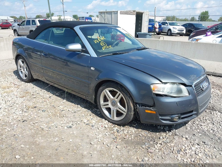 2007 AUDI A4 2.0T CABRIOLET QUATTRO