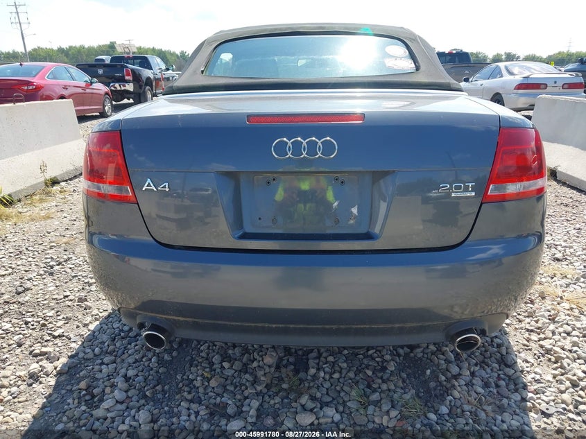 2007 AUDI A4 2.0T CABRIOLET QUATTRO · Фото 16