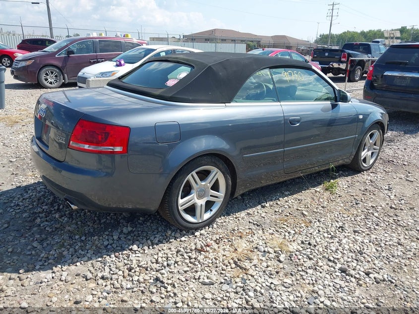2007 AUDI A4 2.0T CABRIOLET QUATTRO · Фото 4
