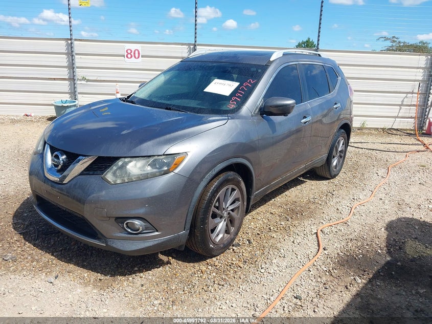 2016 Nissan Rogue, Right Side, IAAI, VIN 5N1AT2MT2GC864273 — photo 2
