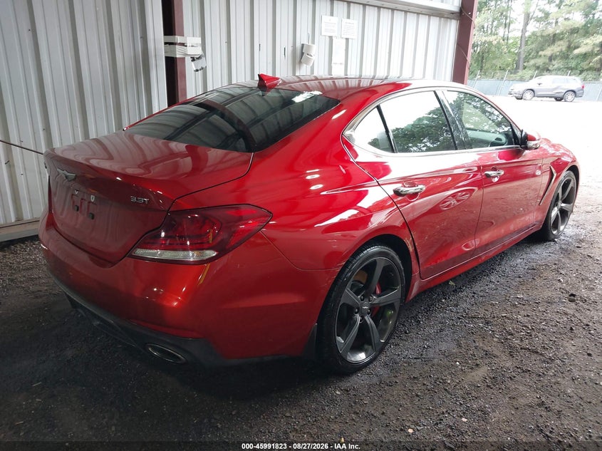 Vin: kmtg34le4ku015201, lot: 46491148, genesis g70 3.3t dynamic 20194