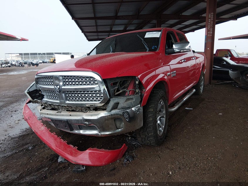 Vin: 1c6rr7vt1gs409820, lot: 46491157, ram 1500 laramie 20162