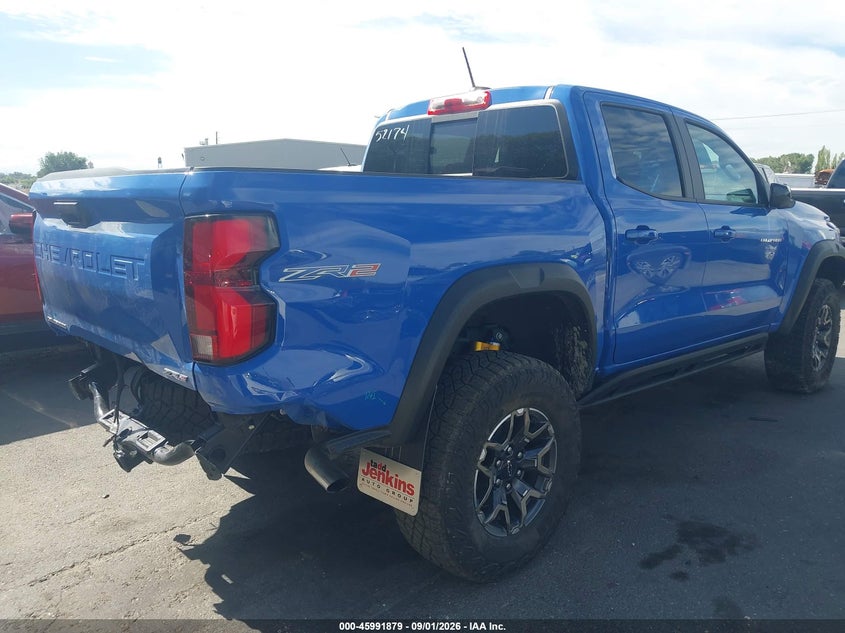 Vin: 1gcptfek2t1103308, lot: 46491204, chevrolet colorado zr2, 4wd 20264