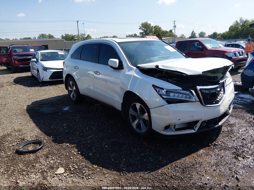 2016 ACURA MDX auction photo 1