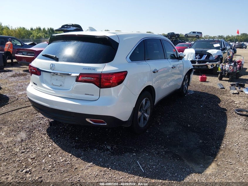 2016 ACURA MDX auction photo 4
