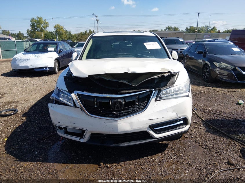 2016 ACURA MDX auction photo 6