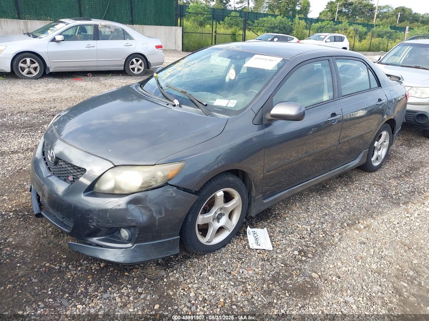 2009 Toyota Corolla, Обычный износ, IAAI, VIN 2T1BU40E59C034955 — фото 2