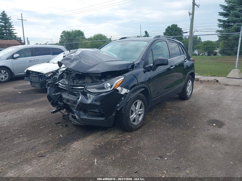 2020 Chevrolet Trax, Front End, IAAI, VIN KL7CJPSB3LB038541 — photo 2