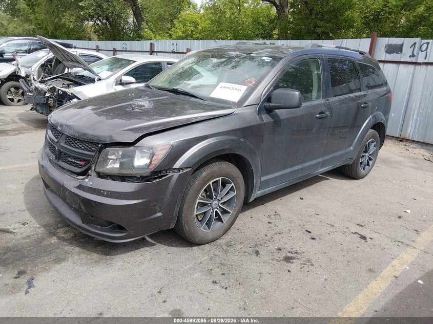 2018 Dodge Journey, Удар спереди, IAAI, VIN 3C4PDCAB4JT347789 — фото 2