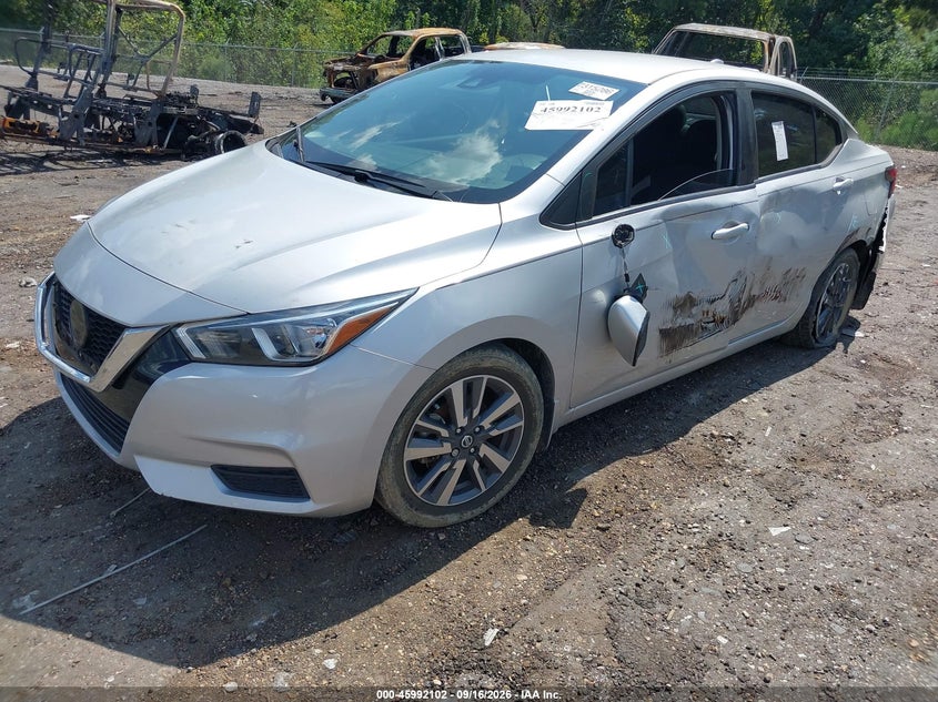 Vin: 3n1cn8ev3ll804045, lot: 46491427, nissan versa sv xtronic cvt 20202