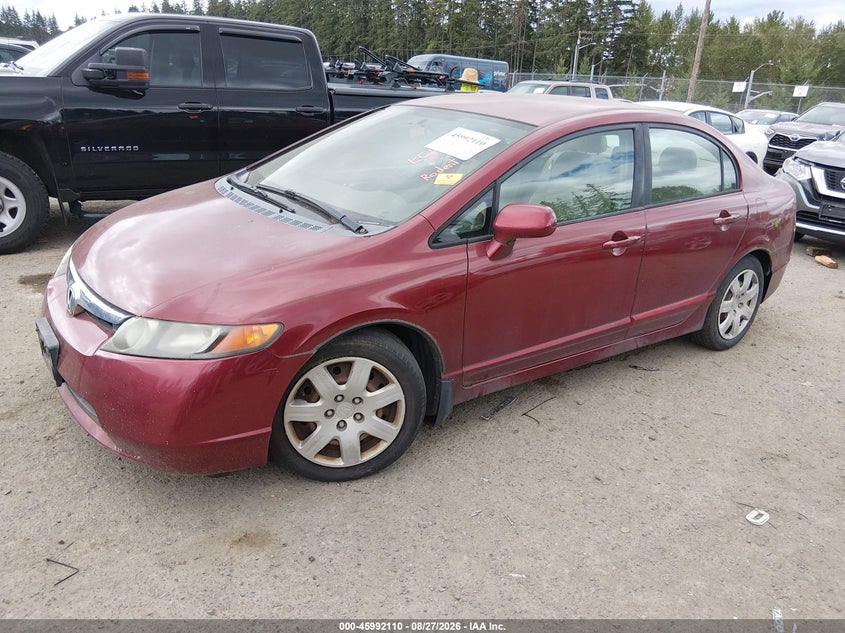 2006 Honda Civic, Normal Wear & Tear, IAAI, VIN 1HGFA15586L046573 — photo 2