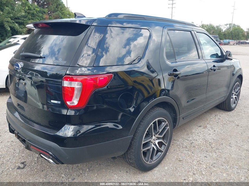 Vin: 1fm5k8gt2hgd37332, lot: 46491447, ford explorer sport 20174