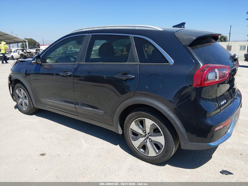 Vin: kndcc3ld6j5209901, lot: 46491465, kia niro plug-in hybrid ex premium 20183