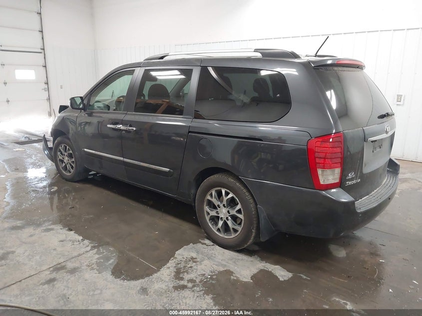 Vin: kndmh4c76e6574455, lot: 46491492, kia sedona ex 20143
