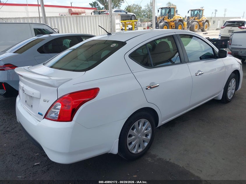 2016 NISSAN VERSA SEDAN 1.6L I-4 DOHC, VVT, REGULAR , 109HP