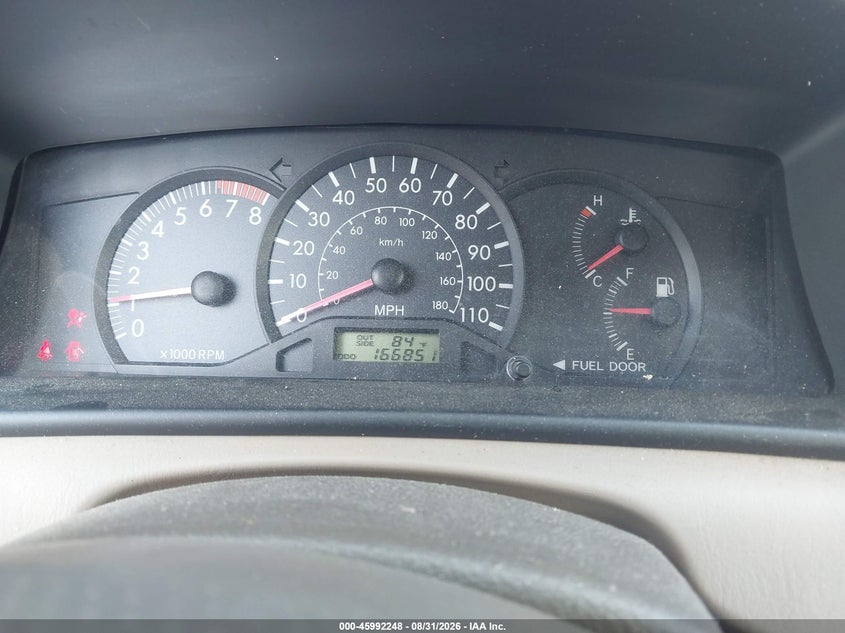 2006 TOYOTA COROLLA SEDAN 1.8L I-4 DOHC, VVT, REGULAR , 126HP