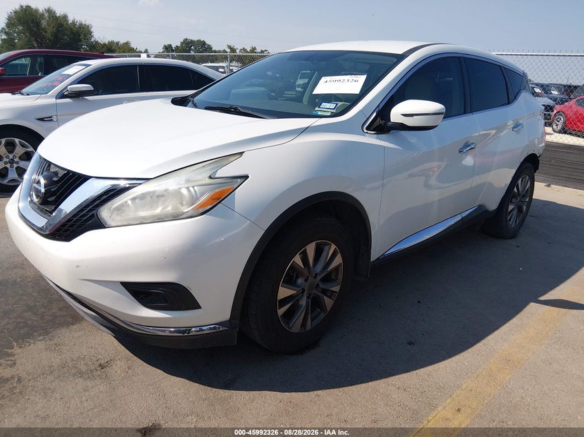 2016 Nissan Murano, Удар сзади, IAAI, VIN 5N1AZ2MG1GN113266 — фото 2