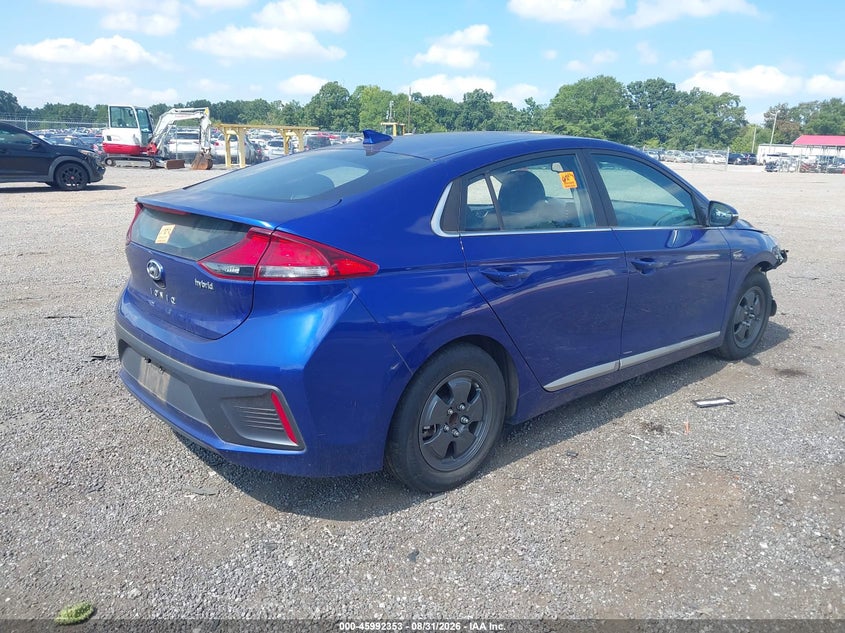 Vin: kmhc75lc7nu269734, lot: 46491678, hyundai ioniq hybrid se 20224