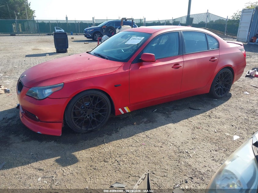 2005 BMW 5er, Unknown, IAAI, VIN WBANB33545B116304 — photo 2