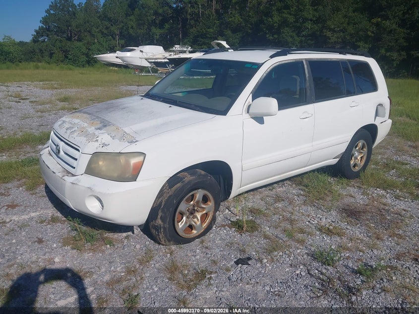 2004 TOYOTA HIGHLANDER SPORT UTILITY VEHICLE 2.4L I-4 DOHC, VVT, REGULAR , 160HP
