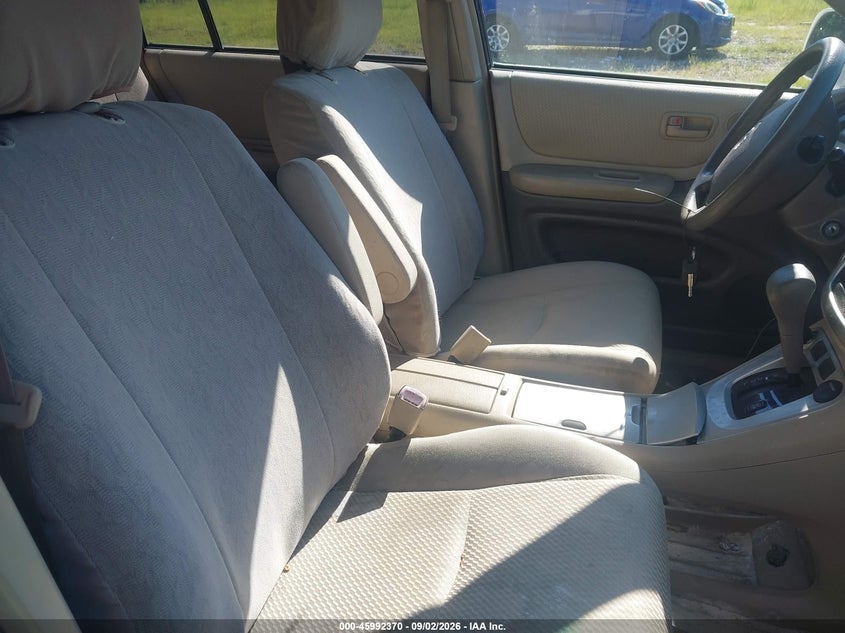 2004 TOYOTA HIGHLANDER SPORT UTILITY VEHICLE 2.4L I-4 DOHC, VVT, REGULAR , 160HP