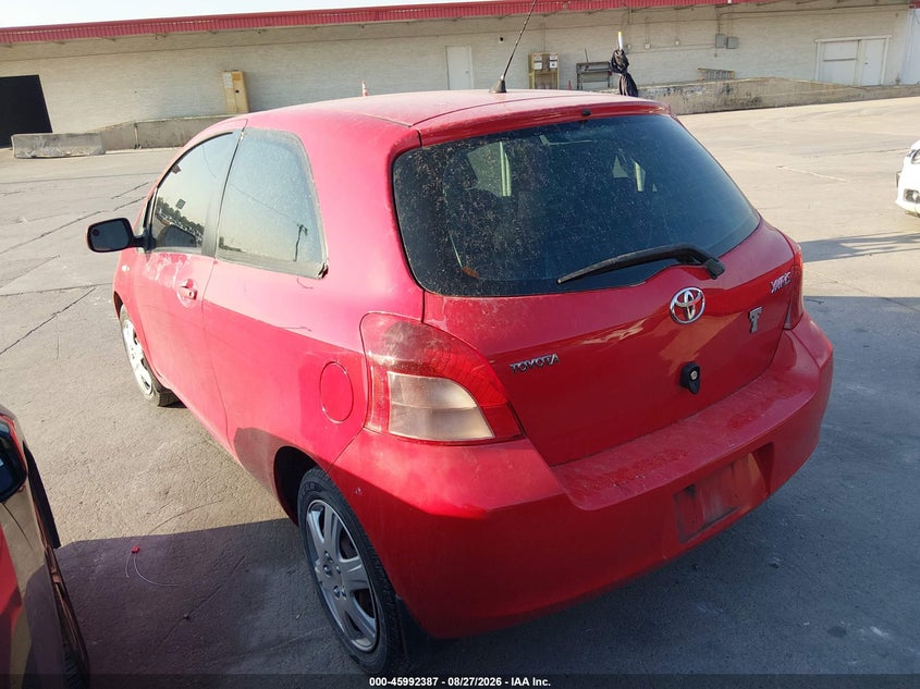 2007 TOYOTA YARIS — zdjęcie 3