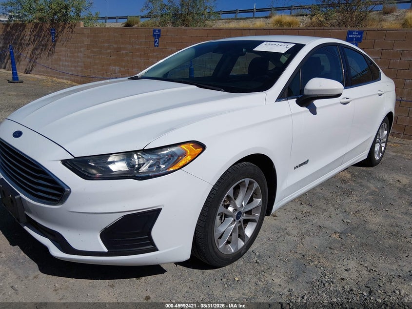 2019 FORD FUSION SEDAN 2.0L I-4 DOHC, VVT, REGULAR , 141HP