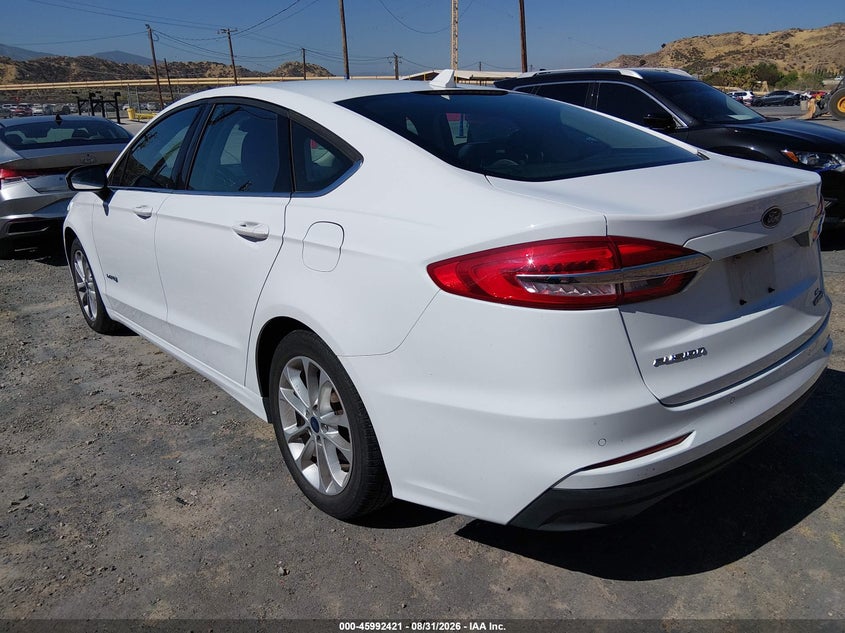 2019 FORD FUSION SEDAN 2.0L I-4 DOHC, VVT, REGULAR , 141HP