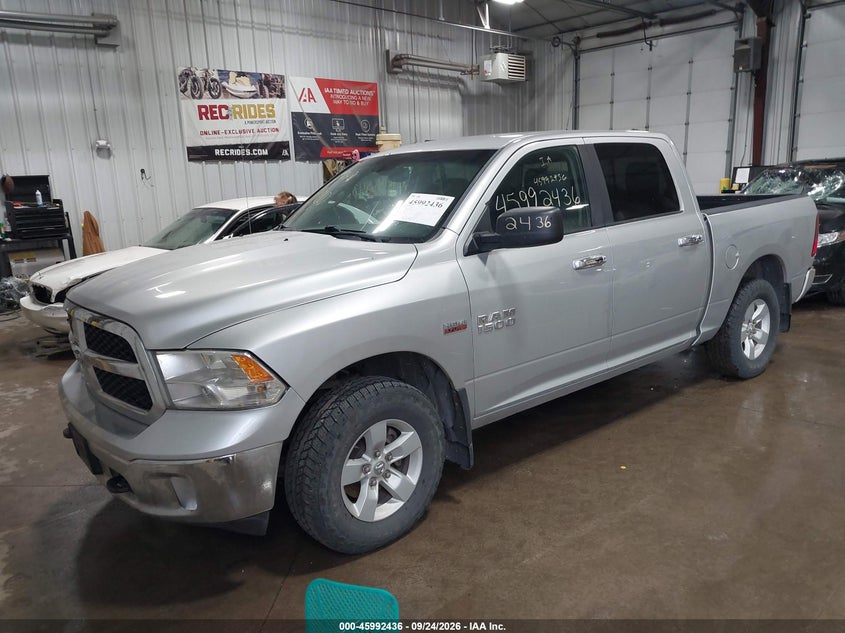 Vin: 1c6rr7lt5gs327656, lot: 46491762, ram 1500 slt 20162