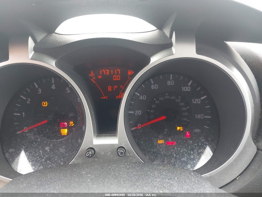 NISSAN JUKE 2011 VIN JN8AF5MR7BT008806