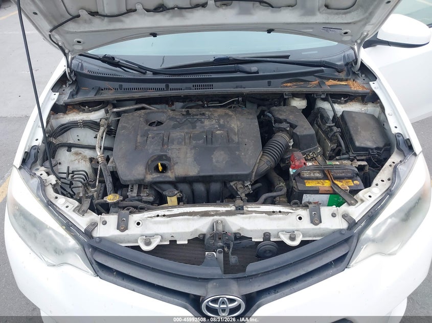 2014 TOYOTA COROLLA SEDAN 1.8L I-4 DOHC, VVT, REGULAR , 132HP
