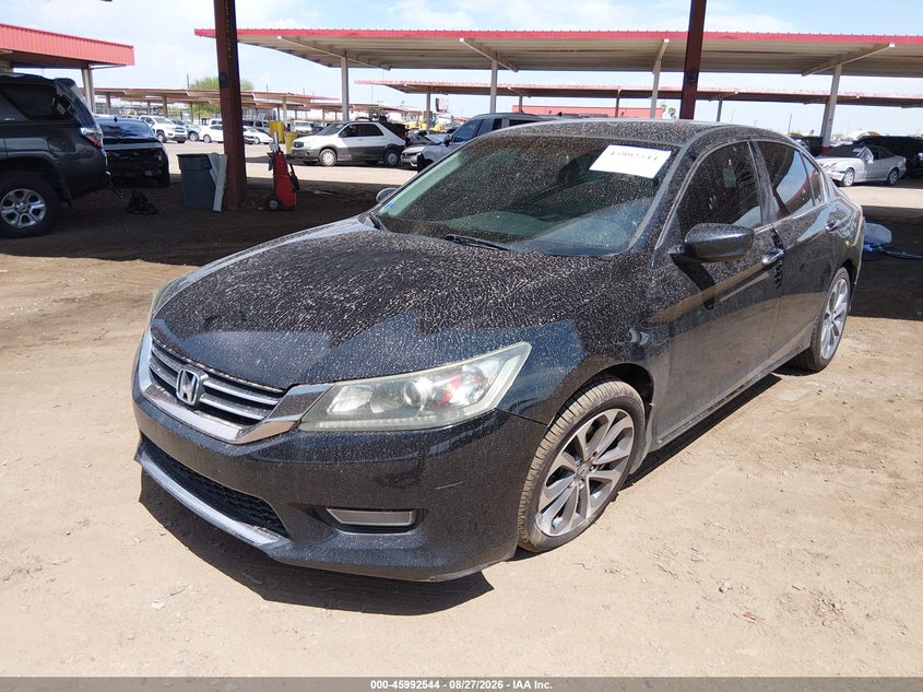 2013 Honda Accord, Ходова, IAAI, VIN 1HGCR2F50DA109299 — фото 2