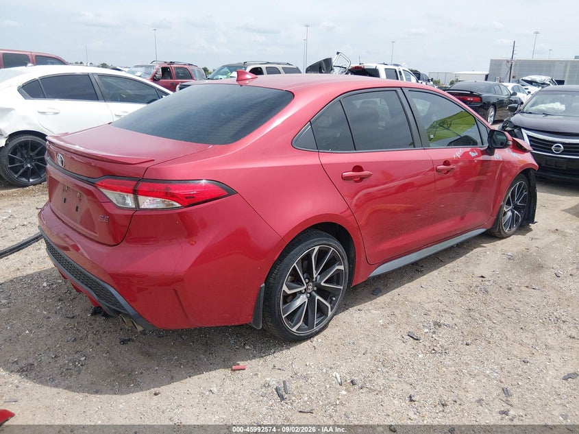Vin: jtdp4rce0lj023419, lot: 46491899, toyota corolla se 20204