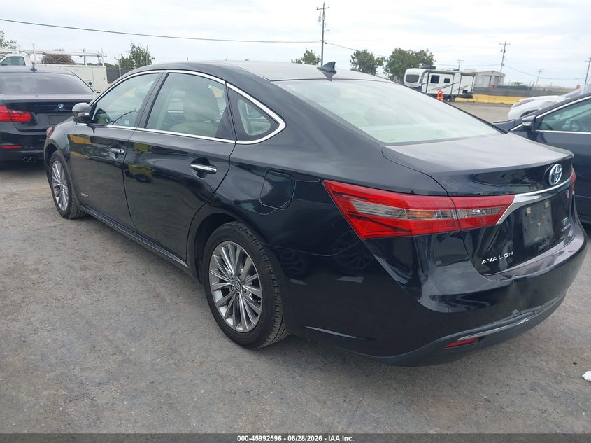 Vin: 4t1bd1eb6gu054432, lot: 46491921, toyota avalon hybrid limited 20163