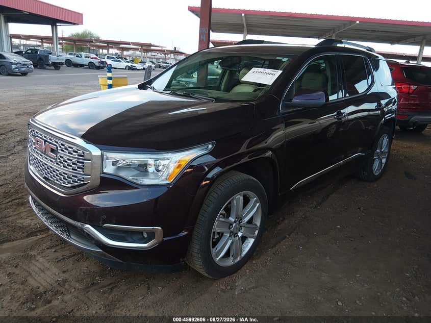 2017 GMC Acadia, Right Rear, IAAI, VIN 1GKKNPLSXHZ188621 — photo 2