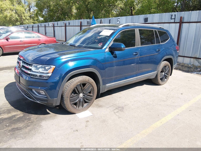2018 Volkswagen Atlas, Front End, IAAI, VIN 1V2MR2CA0JC568657 — photo 2