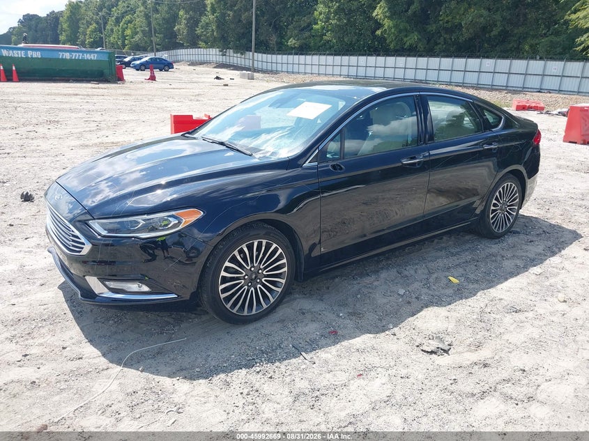 2017 Ford Fusion, Rear, IAAI, VIN 3FA6P0K91HR371932 — photo 2